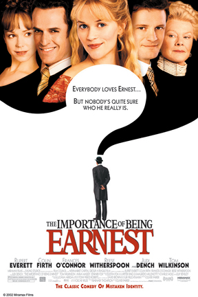 on the importance of being earnest on the importance of being earnest