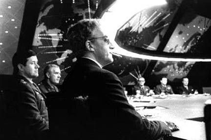 A scene from the movie Dr. Strangelove.
