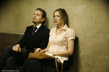 (L-R) Barry Pepper as Rip and Mira Sorvino as Wendy in "Like Dandelion Dust."