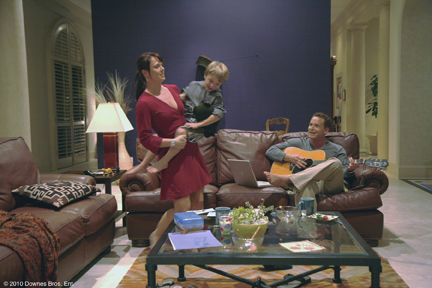 (L-R) Kate Levering as Molly, Maxwell Perry Cotton as Joey and Cole Hauser as Jack in "Like Dandelion Dust."