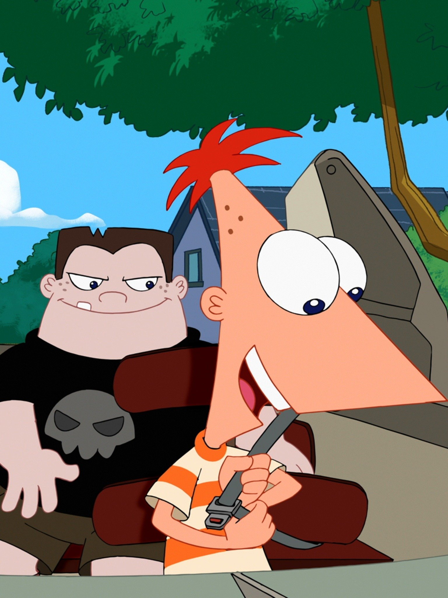 Fat phineas and ferb characters