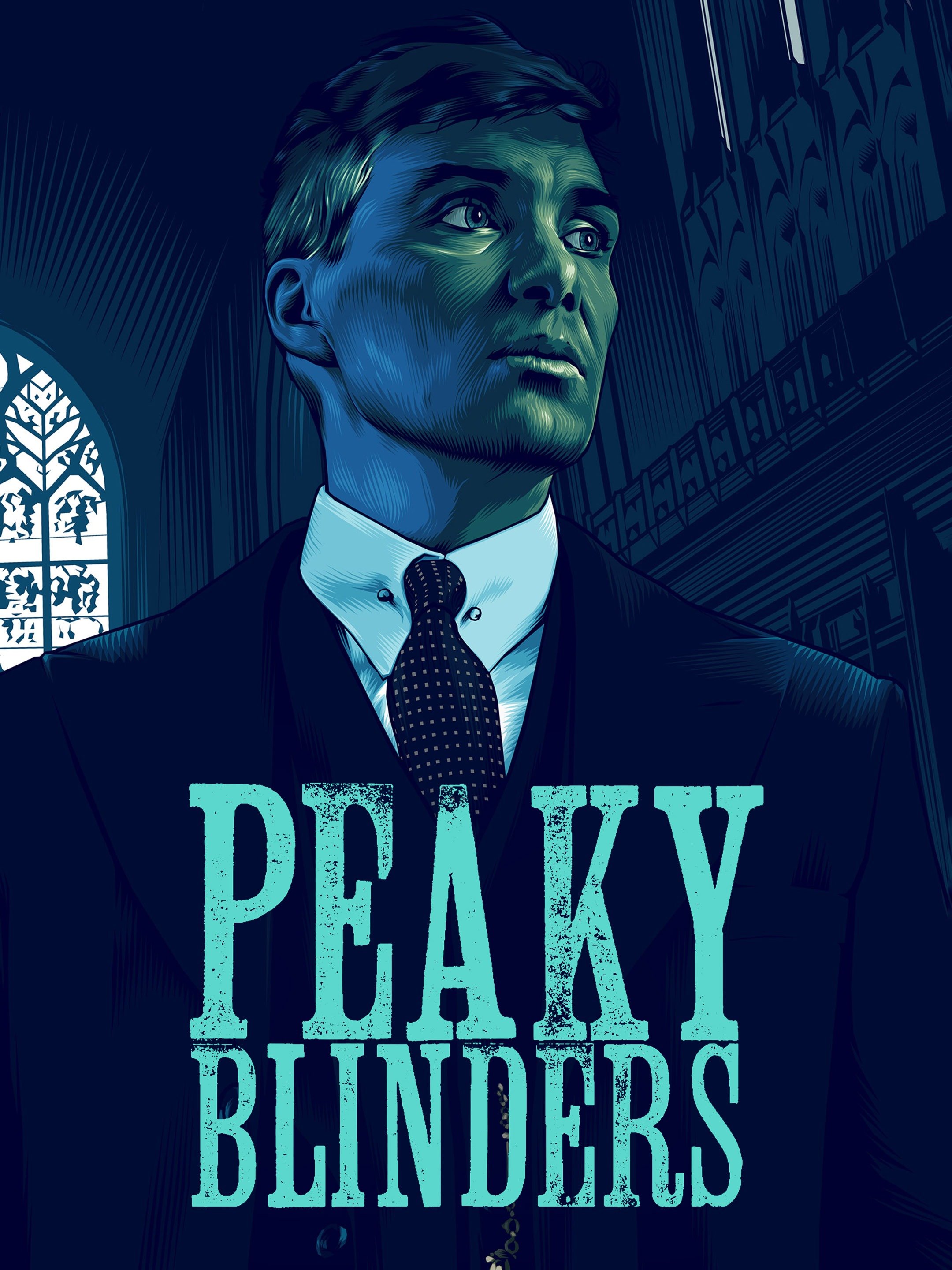 No Framed Crime Drama Peaky Blinders John Thomas Shelby & Arthur Shelby Poster