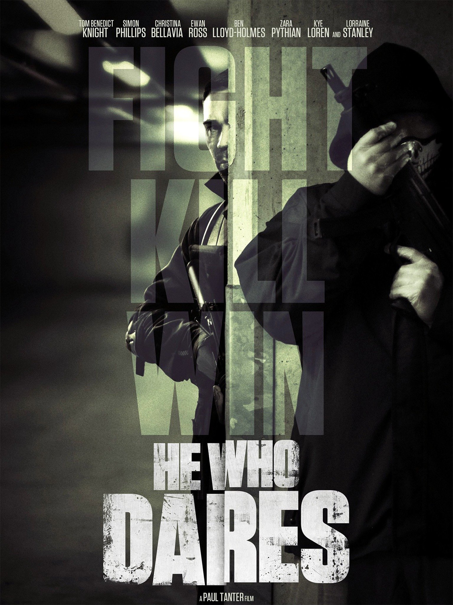 Poster film He Who Dares.