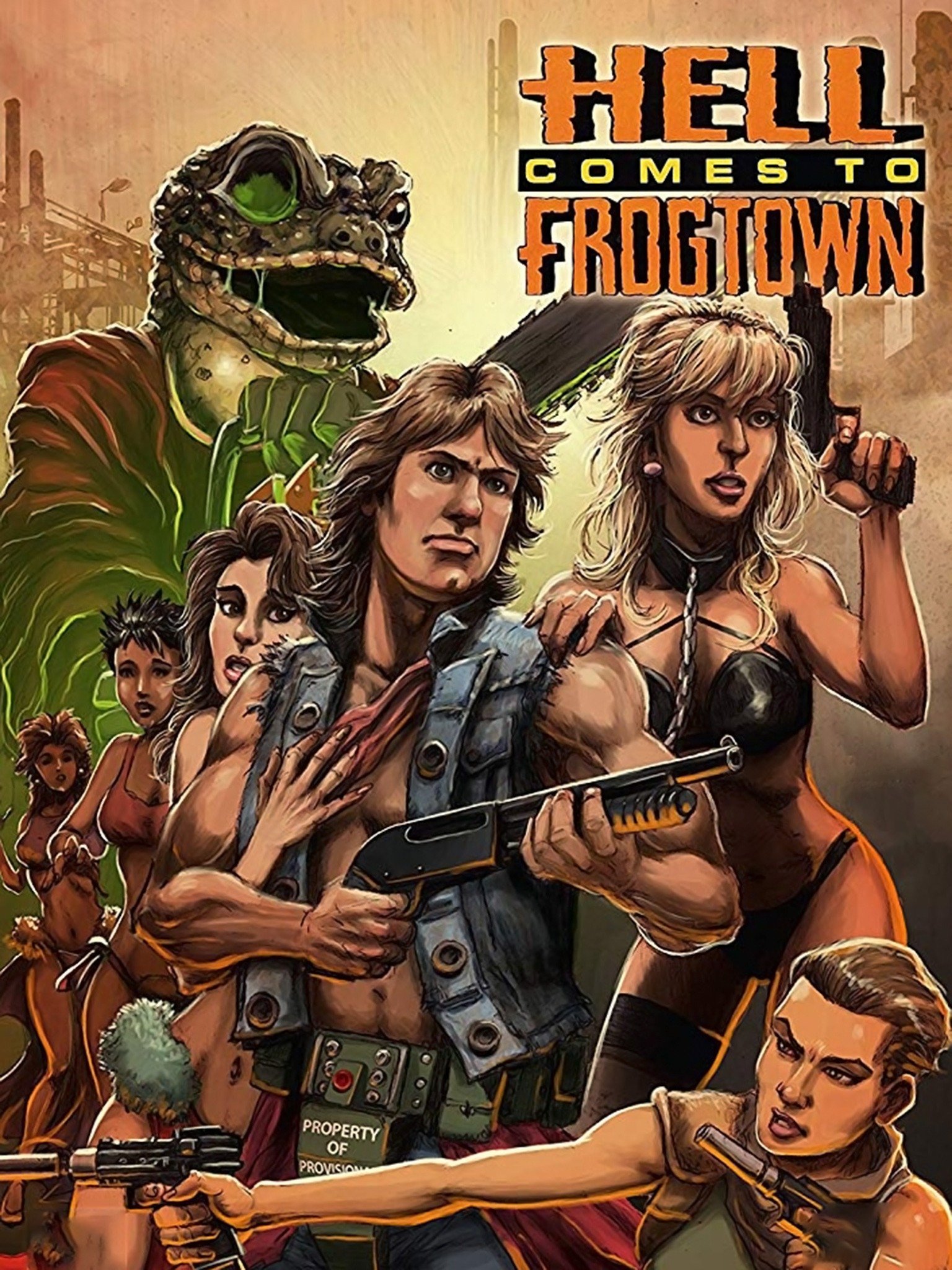 HELL COMES TO FROGTOWN Movie Poster Sci-Fi Rowdy Roddy Piper