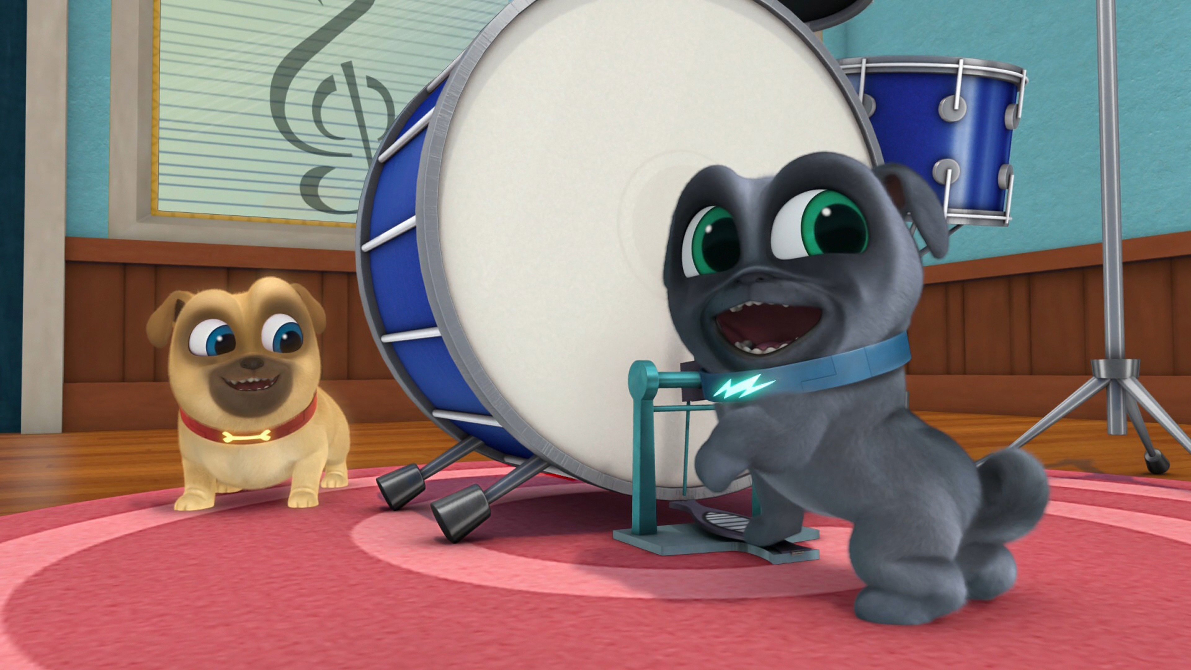 who plays the seagull in puppy dog pals