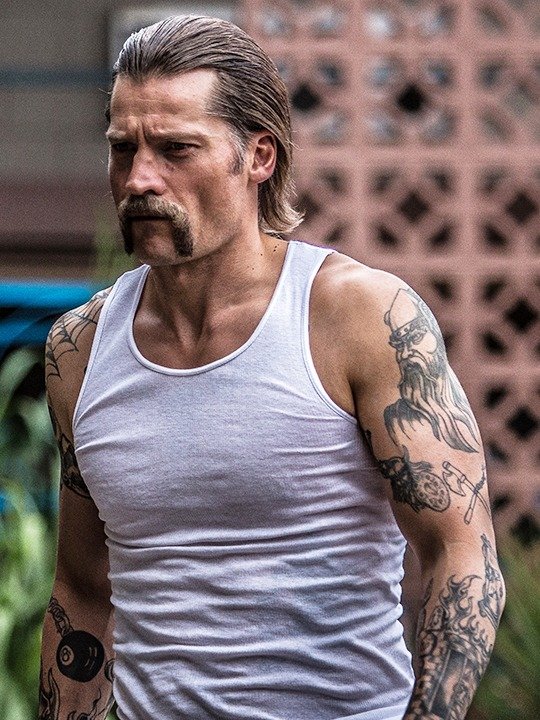 Joel Kinnaman Goes Shirtless To Show Off Tattoos On Set Of Film The  Informer PHOTOS  uInterview