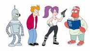 Futurama Characters On Space Ship Inch Tall Enamel Metal Pin Lupon gov ph