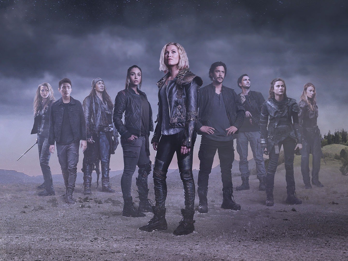 The 100 cast