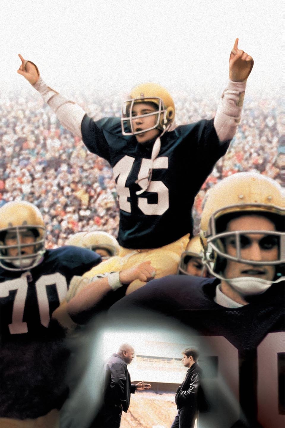 Rudy Ruettiger & Sean Astin autographed Jersey Fighting Irish (Notre Dame)