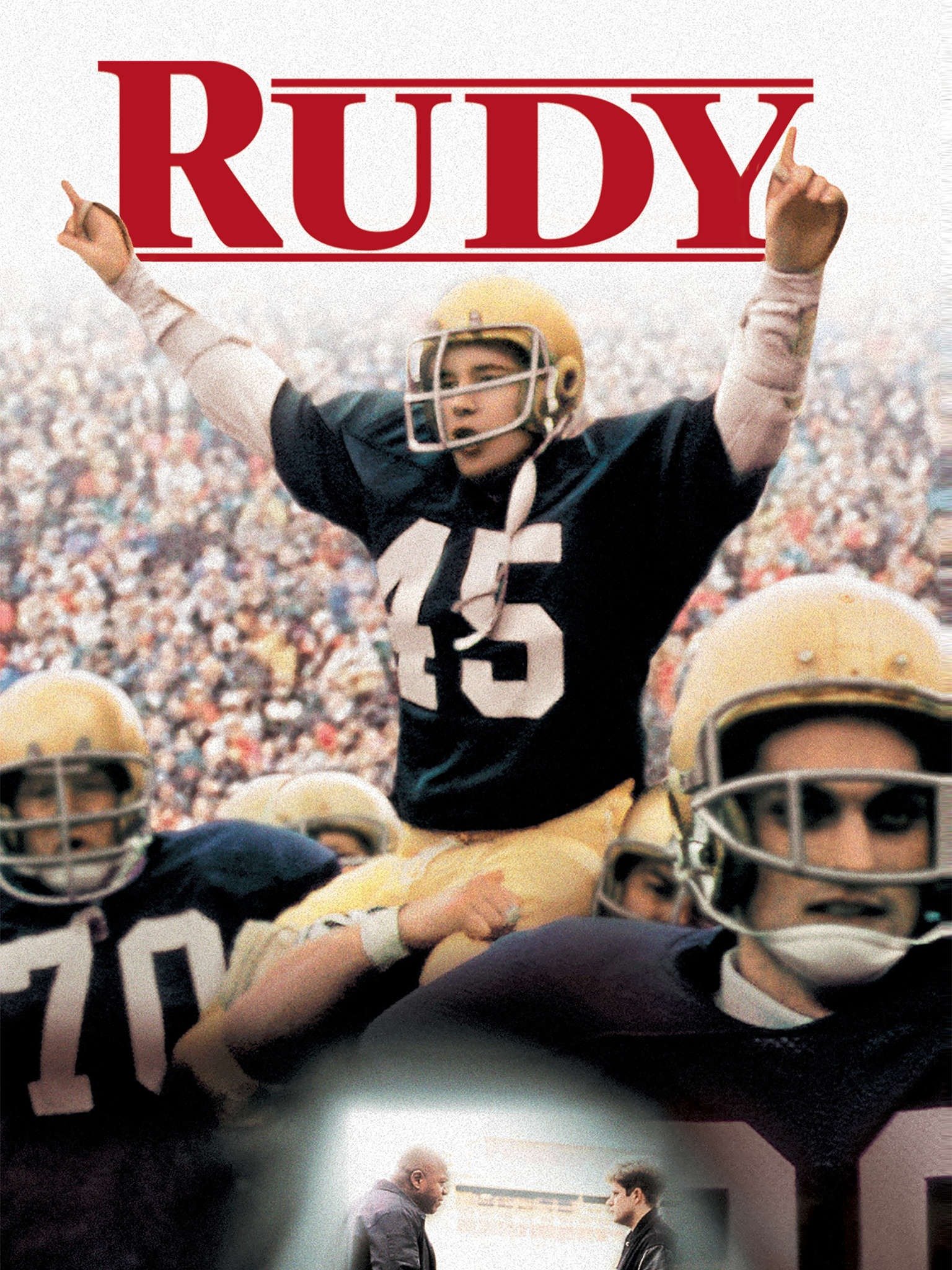 Sean Astin & Rudy Ruettiger Dual Autographed Rudy Jersey