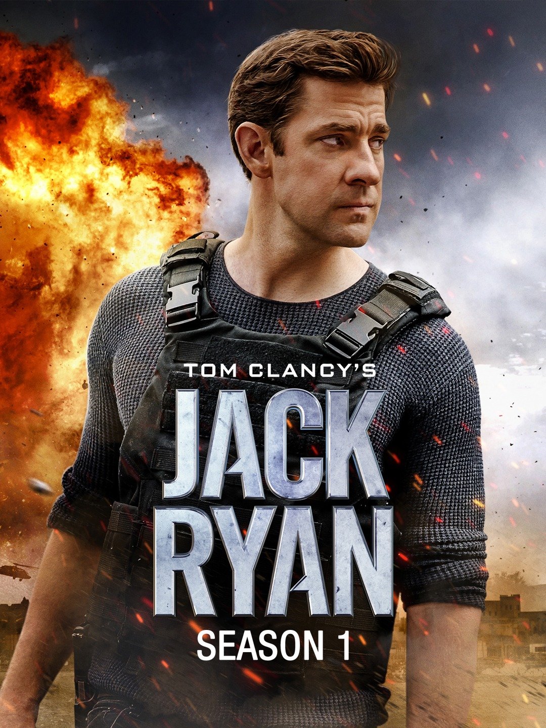 Tom Clancy's Jack Ryan Season 2 TV Series Poster Silk Canvas Poster Print 24x36' 
