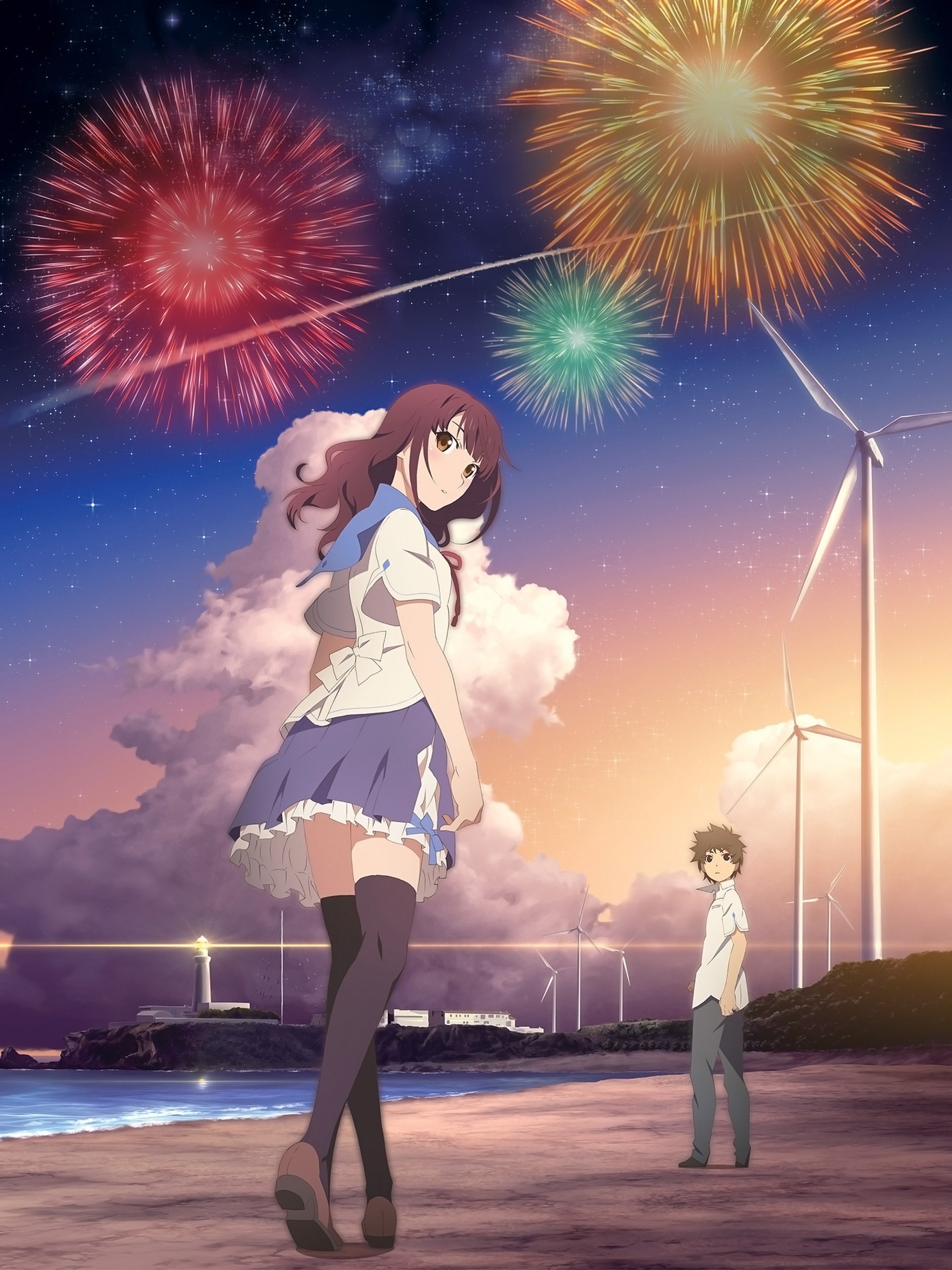 prompthunt: zero two, anime styled, realisitc, firework festival, cherry  blossom