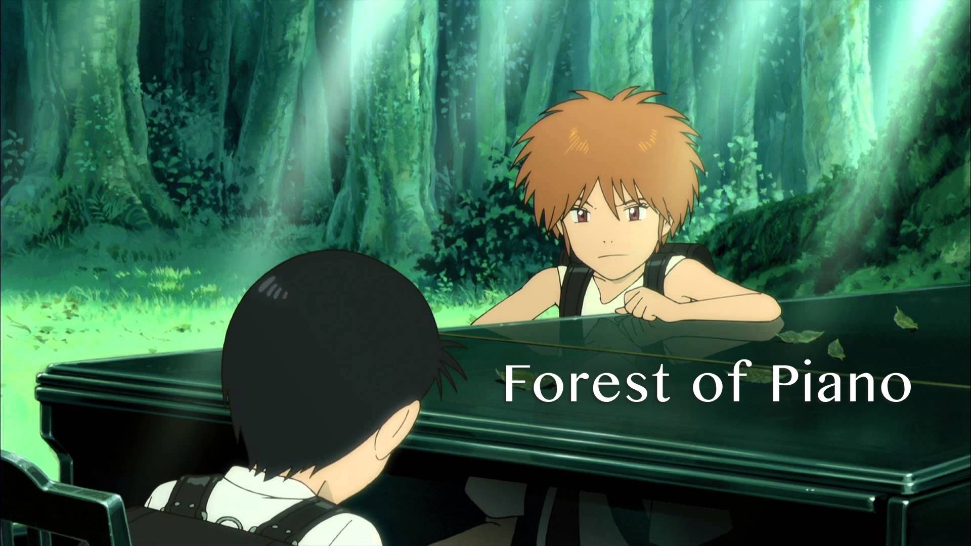 Anime Boy Playing Piano in The Forest, Music Poster HD Print on Canvas  Painting Wall Art for Living Room Decor Boy Gift : Amazon.com.au: Home