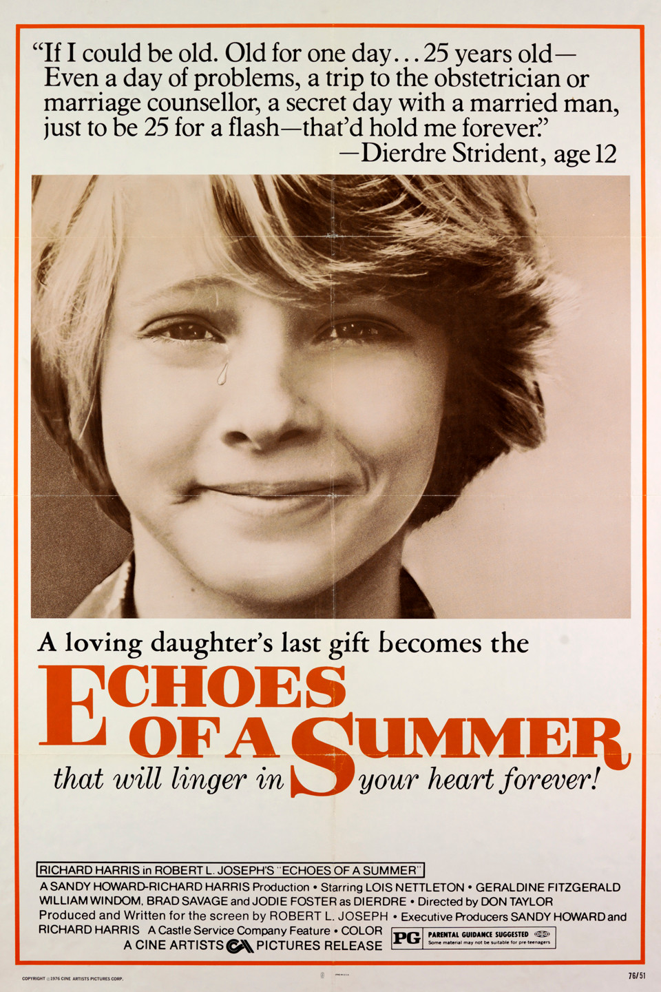 Echoes Of A Summer Movie Reviews