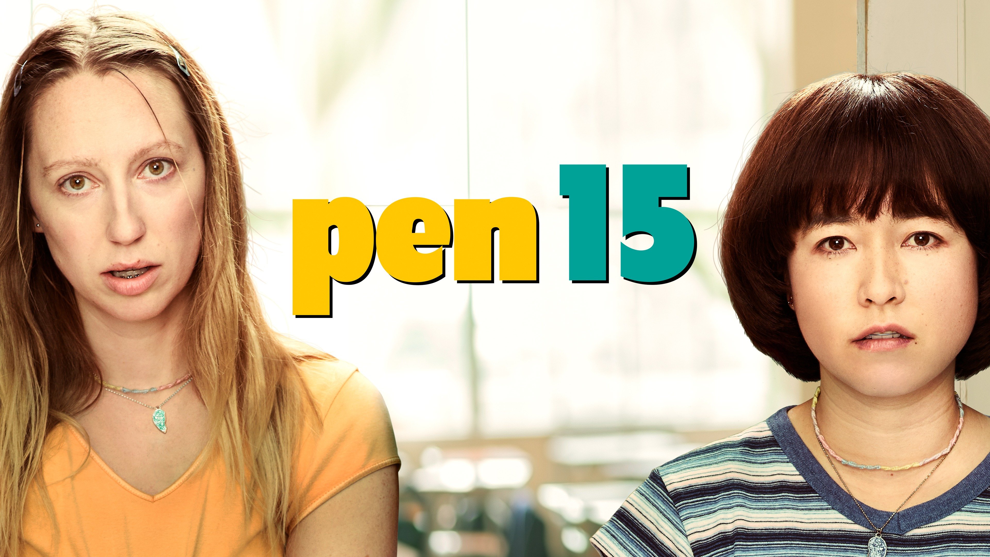 PEN15 - two girls with "shock' emotions