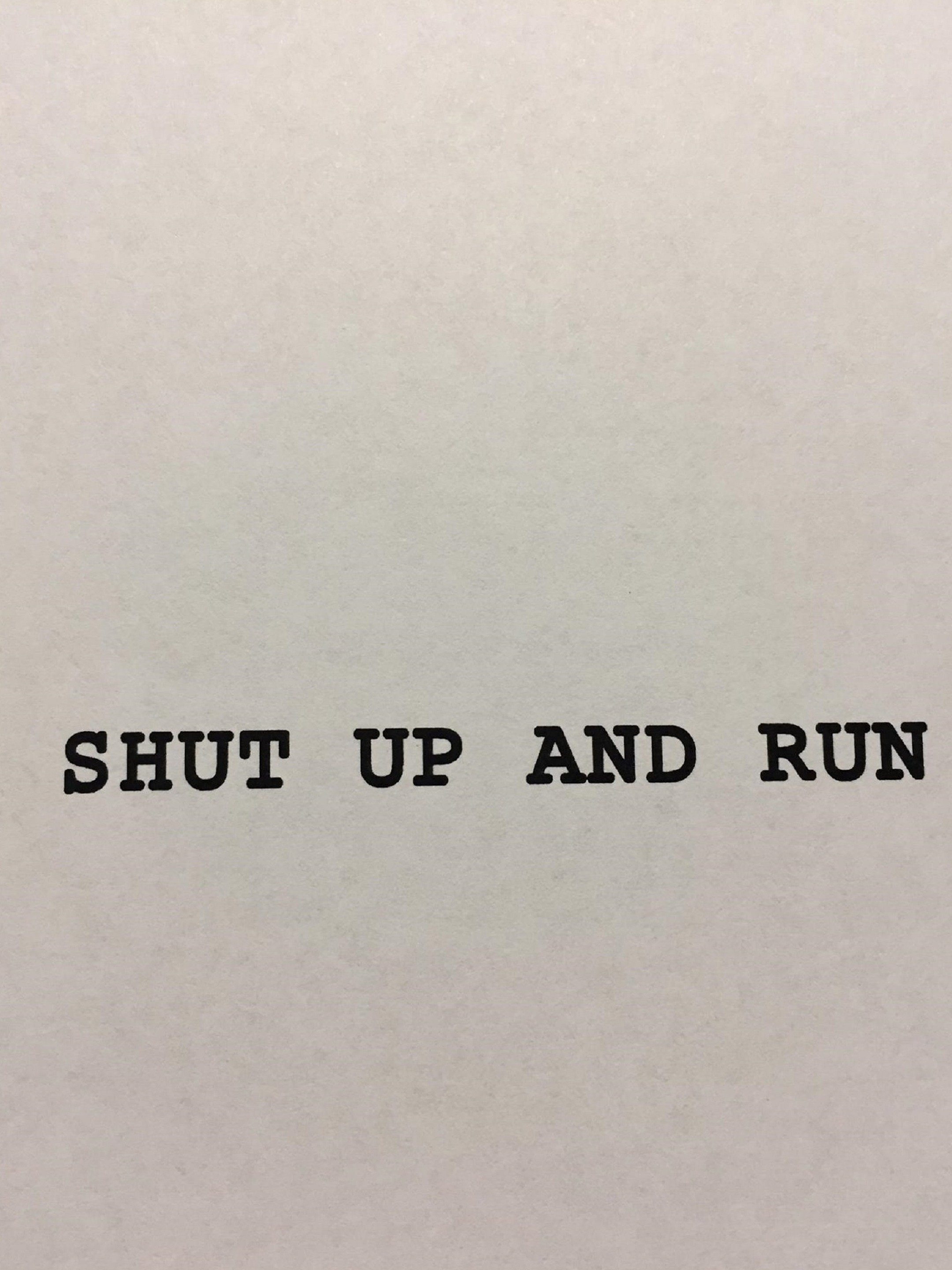 Shut Up and Run Pictures - Rotten Tomatoes