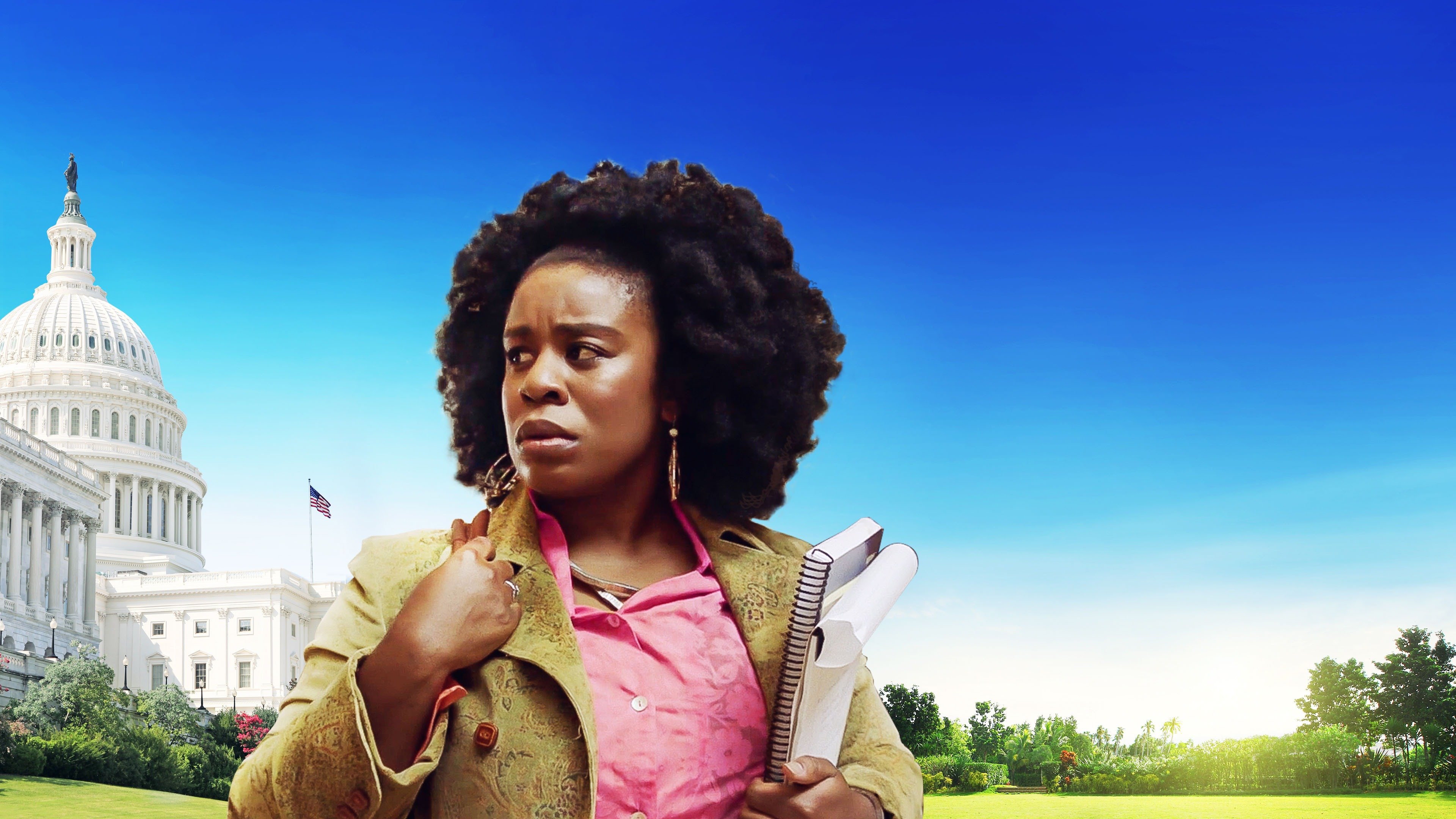 Daniel Hanna Uzo Aduba Silk Canvas Poster 24x36 inch Miss Virginia Movie R.J