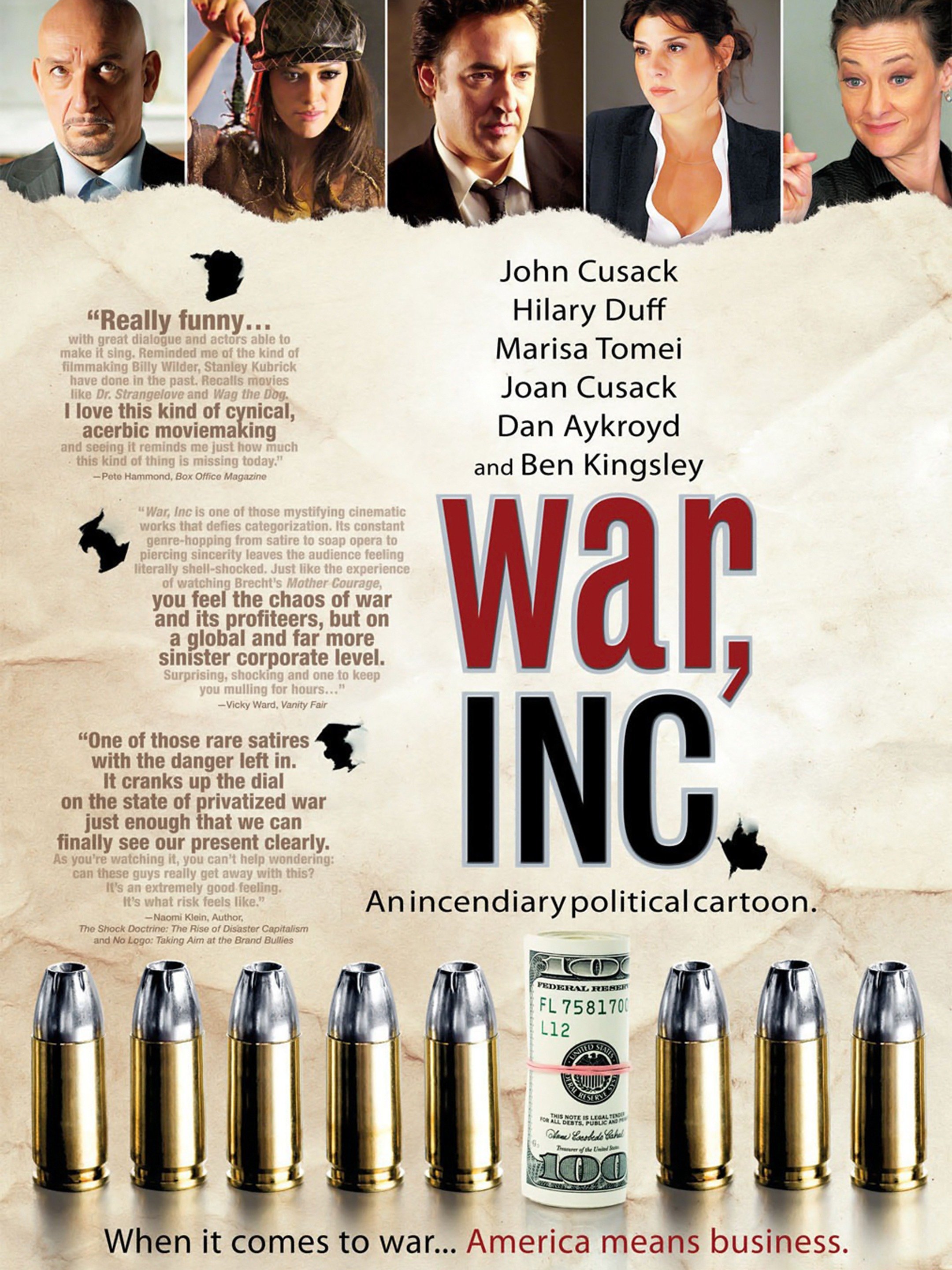 war inc movie review