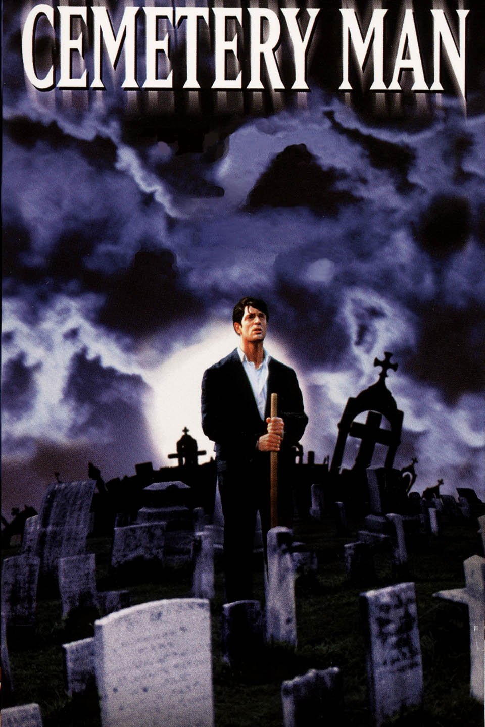 DELLAMORTE DELLAMORE Movie Poster 1995 RARE Horror Comedy 