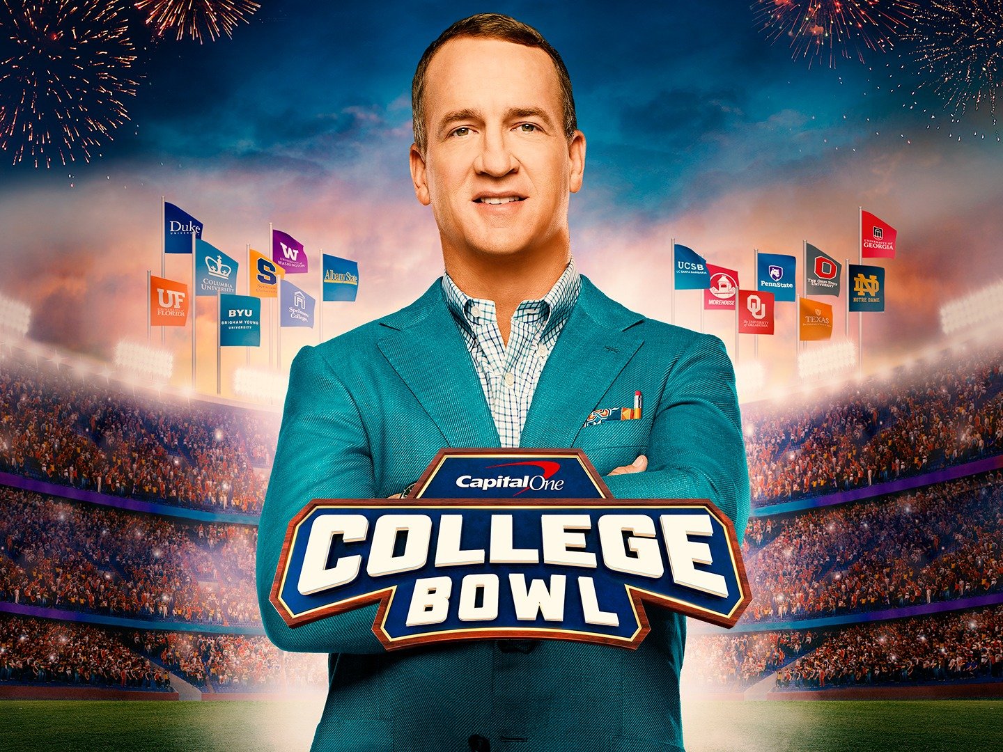 Peyton Manning hosts as NBC revives quiz show 'College Bowl'