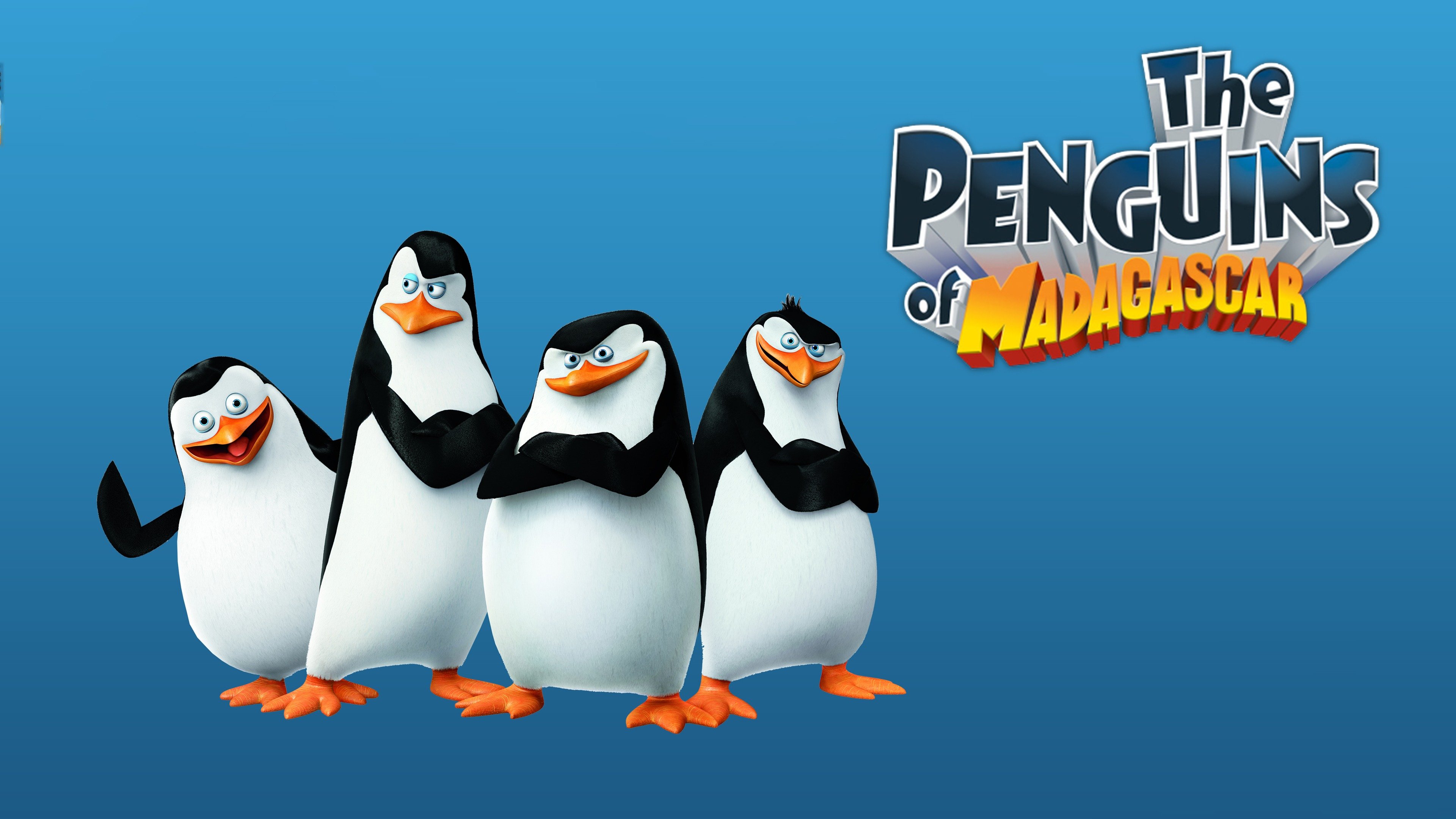 Los pinguinos de madagascar