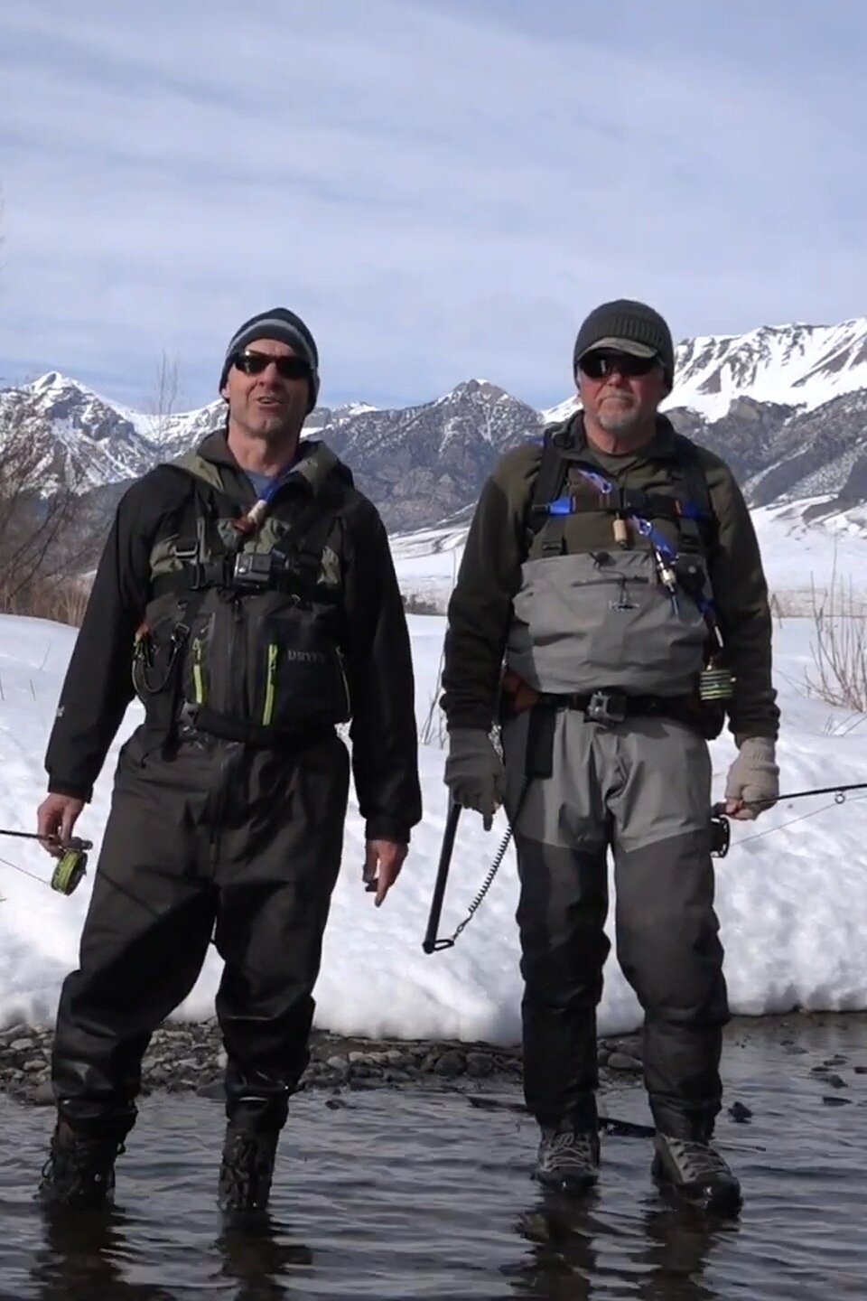 Fly Fishing Idaho's Big Lost River Near Mackay Afternoon in March