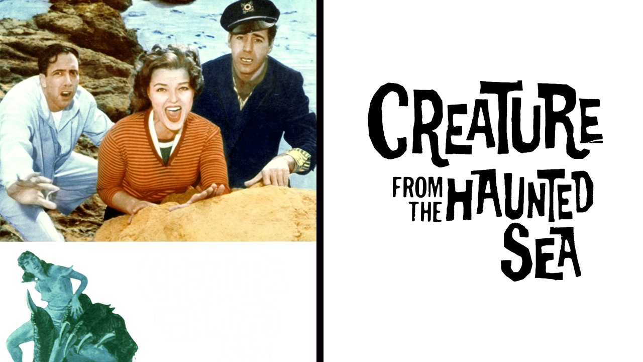 Creature from the haunted sea poster