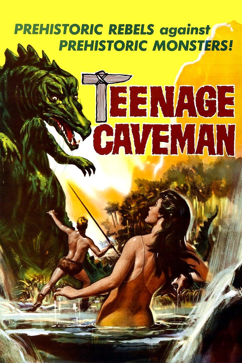 Teenage caveman