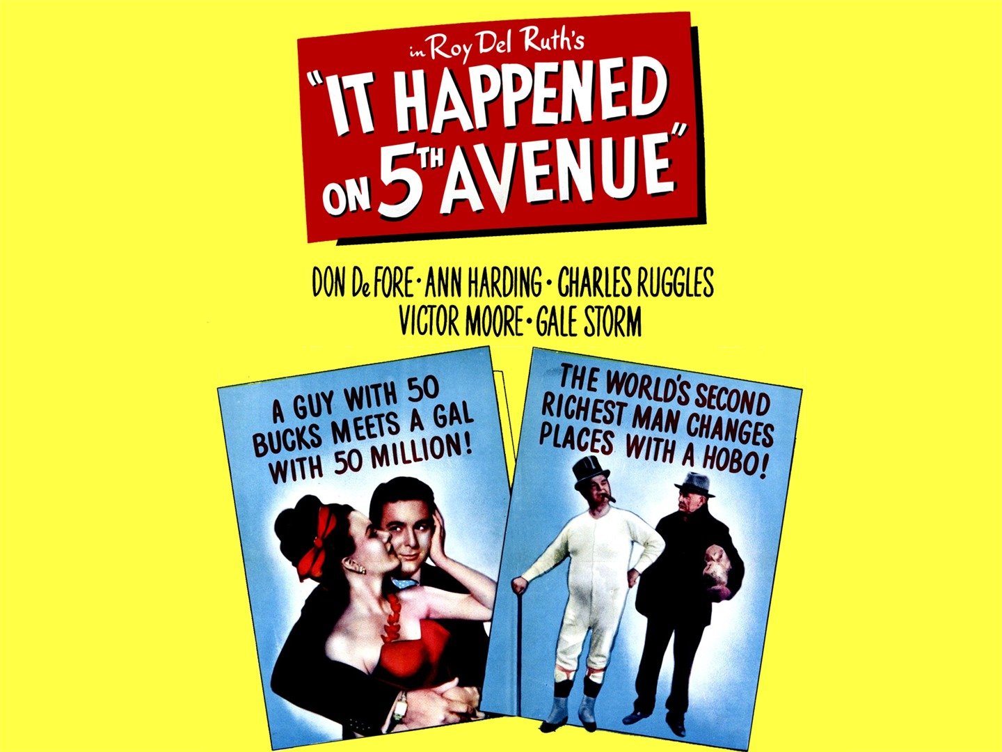 movie review it happened on 5th avenue