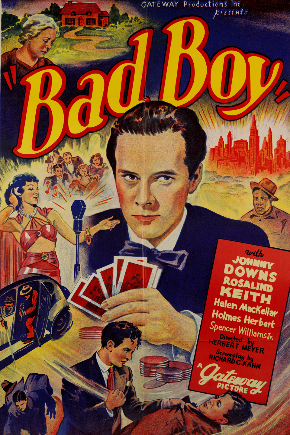 Bad Boy (Johnny Downs) movie poster