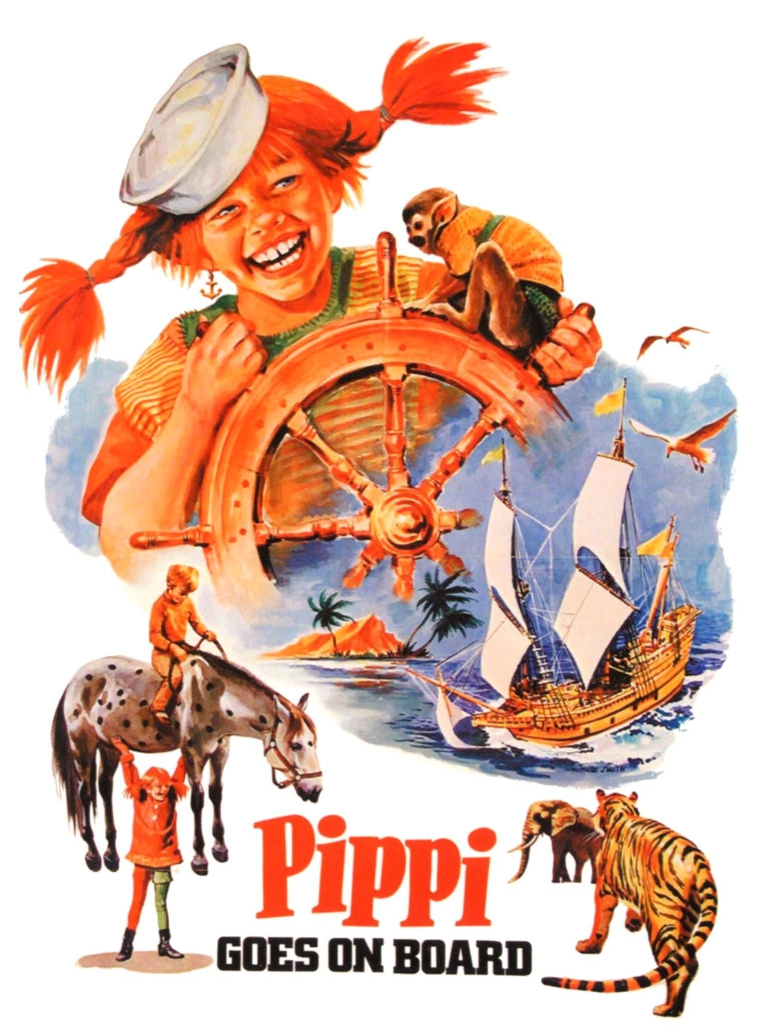 pippi goes on board book