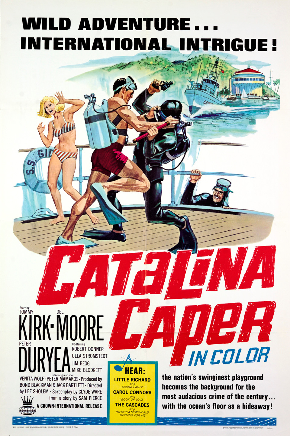 Дикие приключения. Catalina Caper 1967. Съемочная группа Каталина.