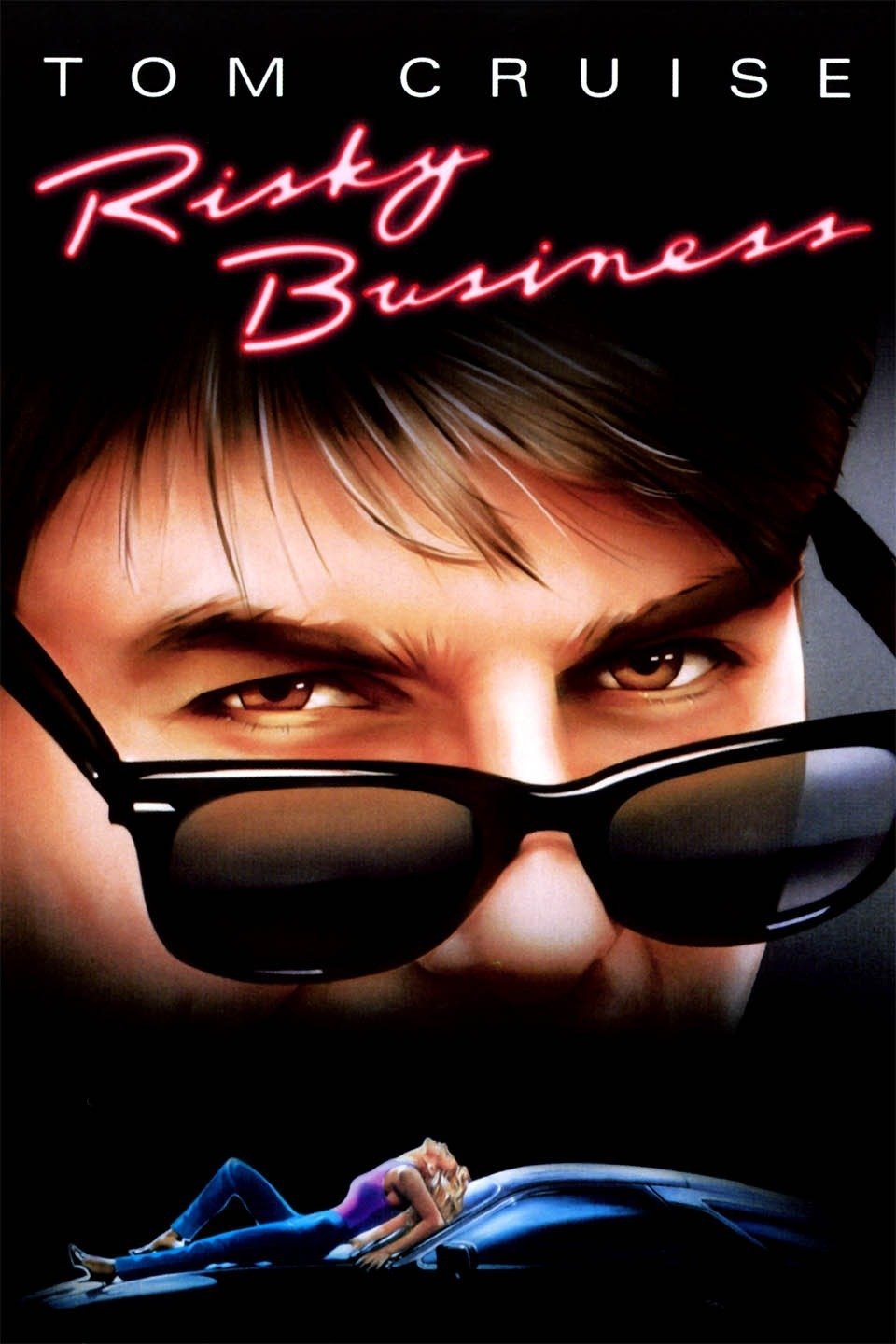 Tom Cruise Risky Business Comedy Film Cinema Advert Poster Famous Star Photo