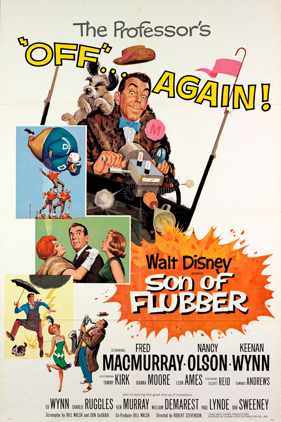 Son Of Flubber Original lobby Card Walt Disney Nancy Olson 