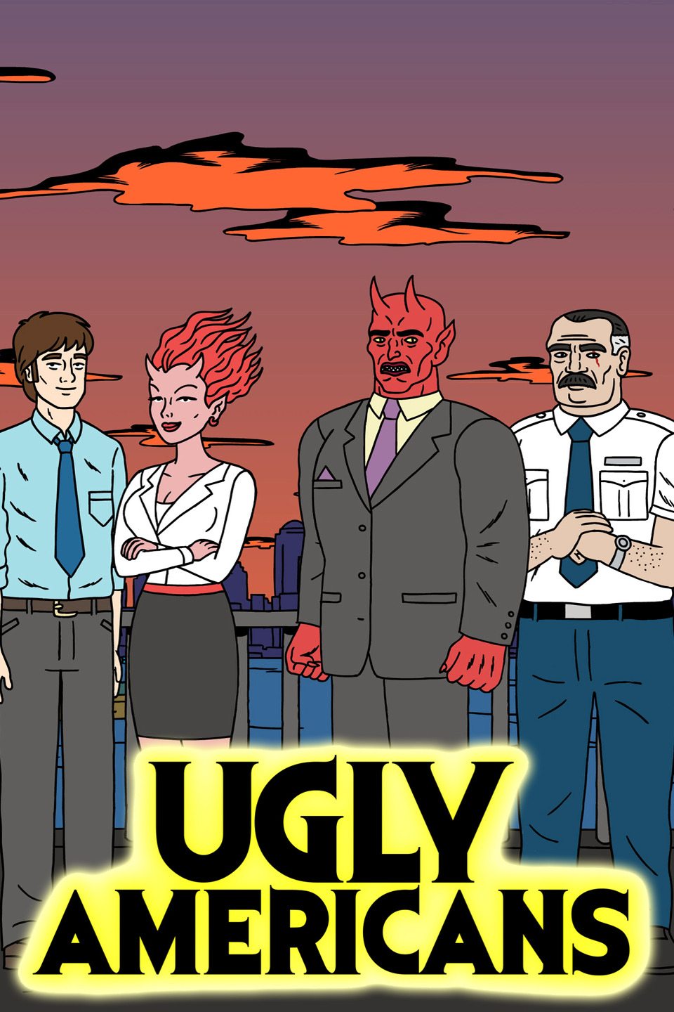 Ugly americans cartoon