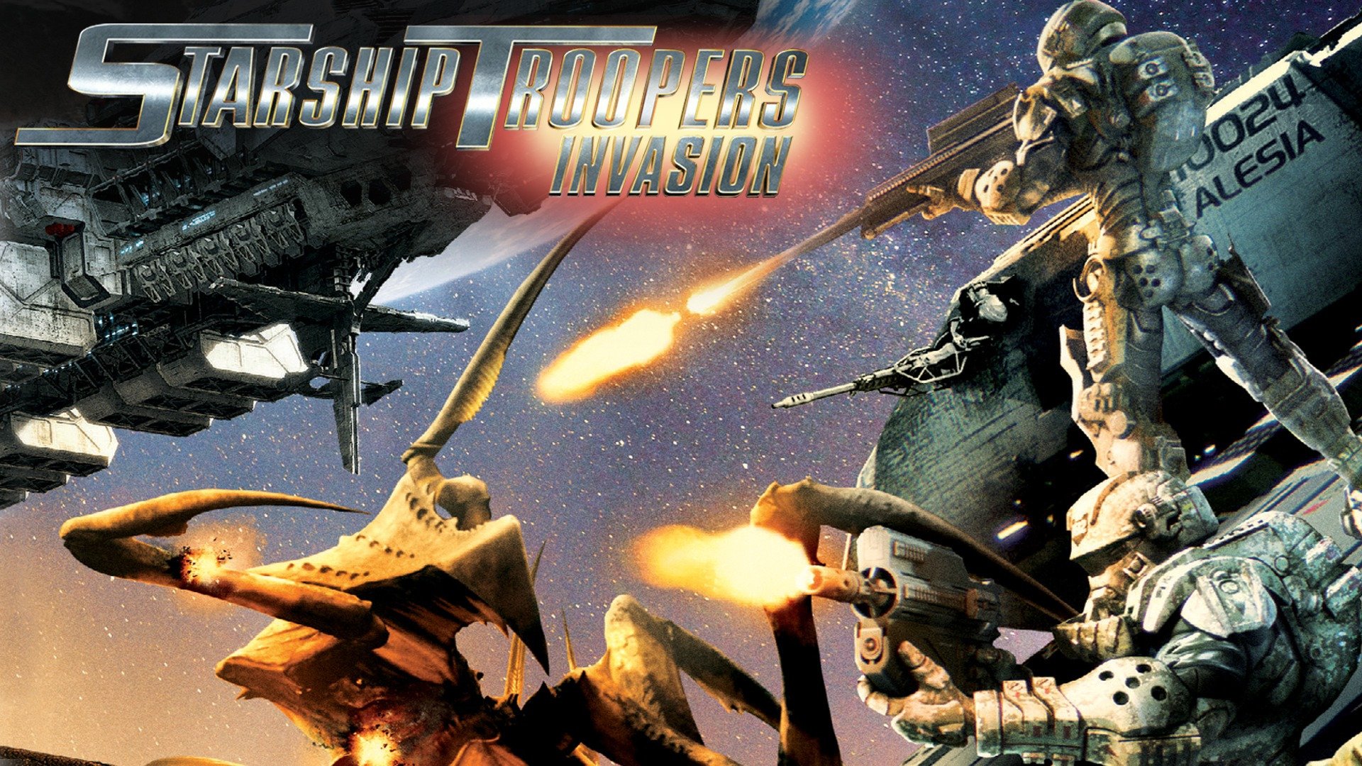 Starship Troopers: Invasion: Official Clip - Sniper vs. Bug Queen ...